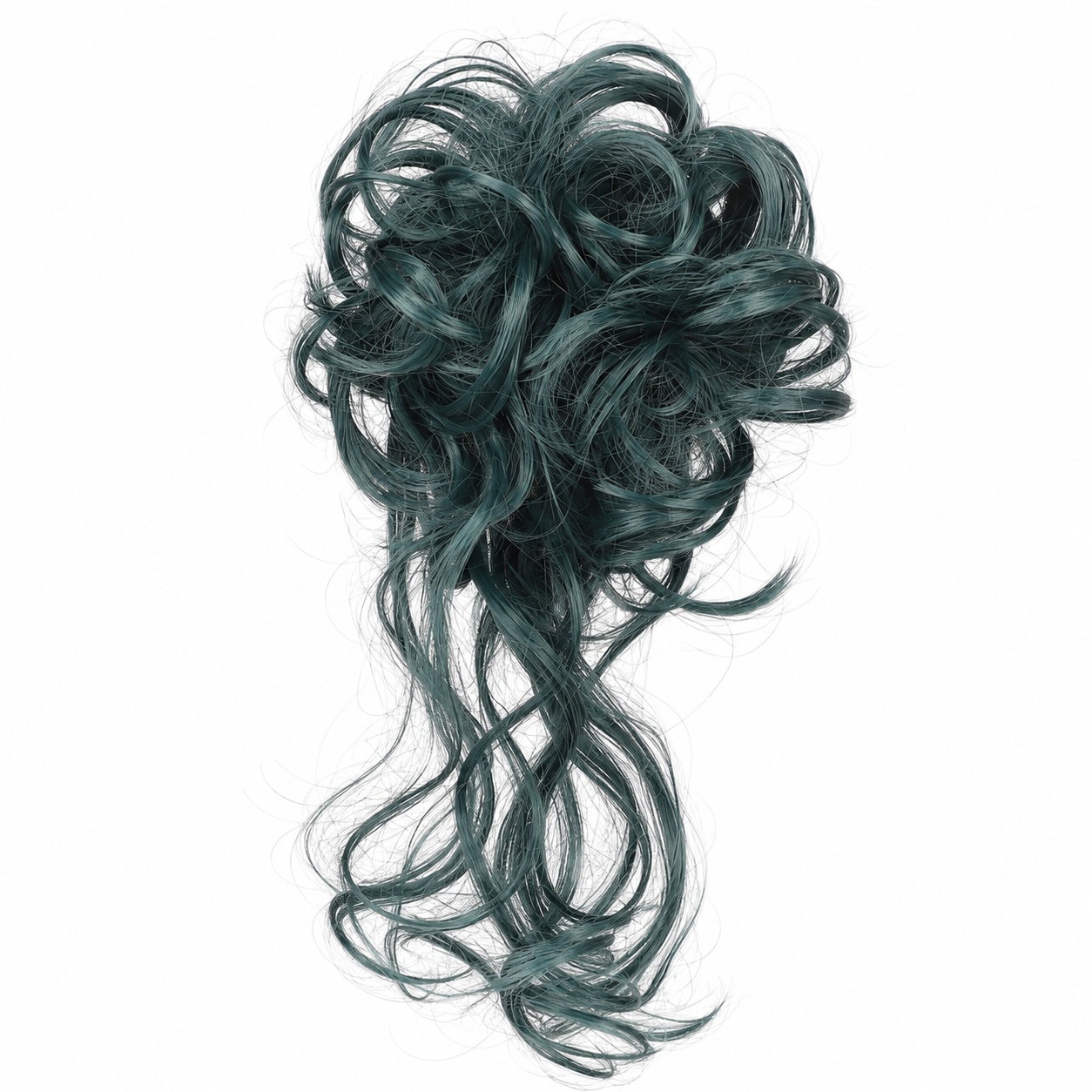 Claw Clip Messy Bun Hair Piece - Lockiger Dutt-Haarteil mit Haarklammer, 65 g,