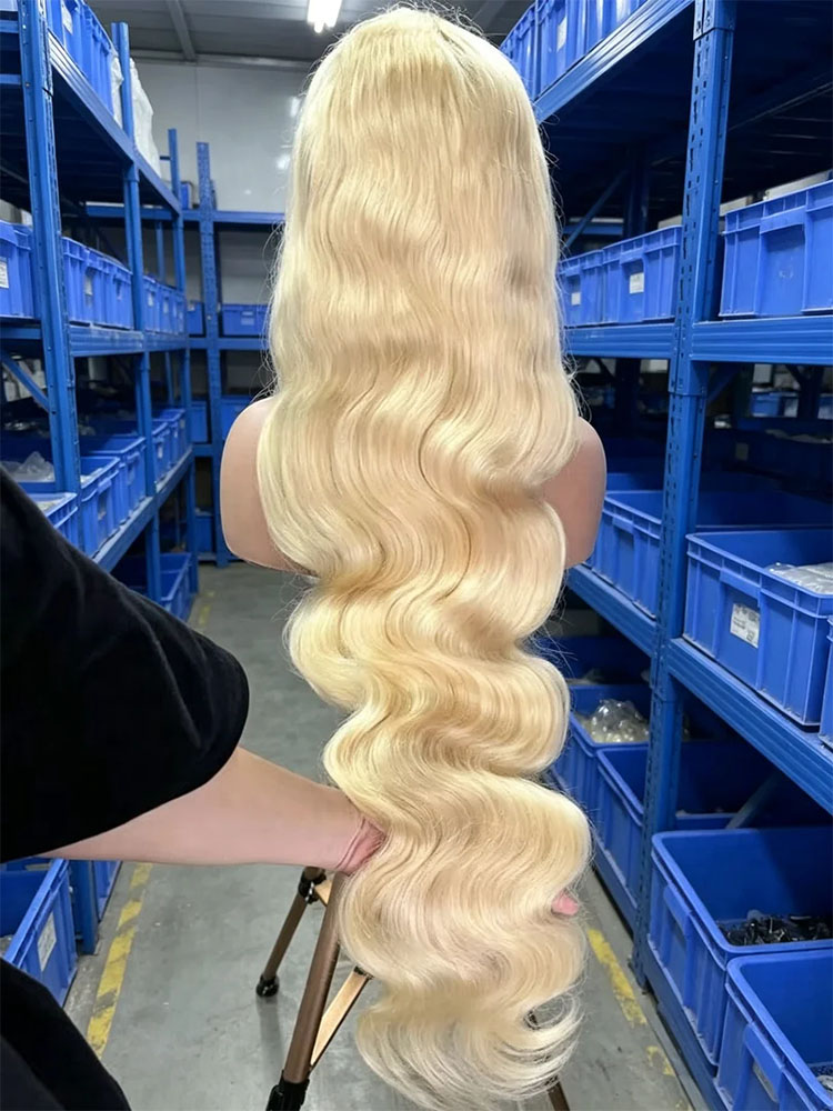 36 40 Zoll 613 Honigblond Body – 613 Blonde Body Wave Lace Front Wig Bewertung und Preis