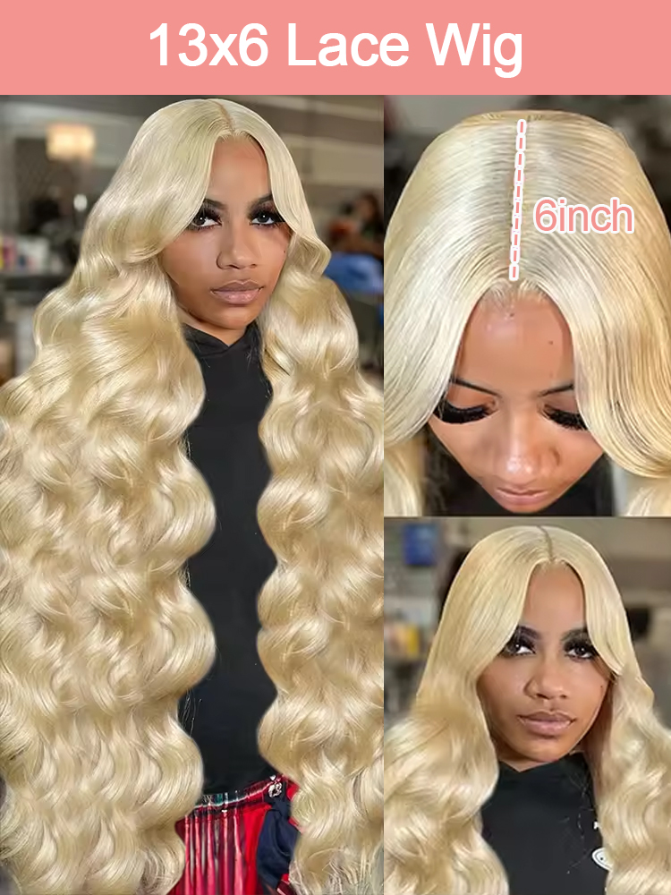 36 40 Zoll 613 Honigblond Body – 613 Blonde Body Wave Lace Front Wig Bewertung und Preis