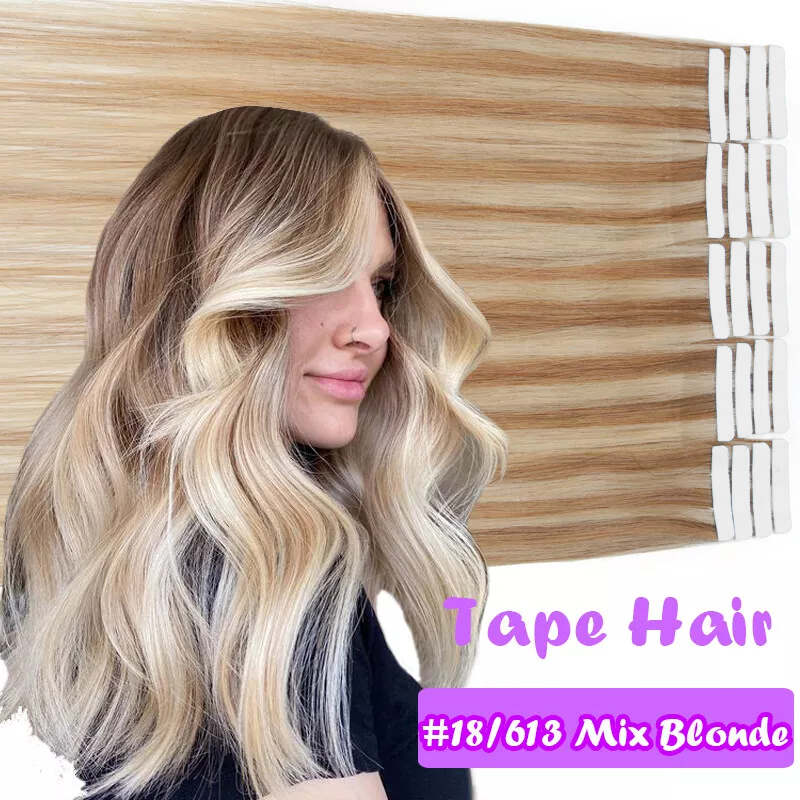 Echthaar, gerade Tape-In-Exten – Invisible Tape In Extensions Real Hair Bewertung und Preis