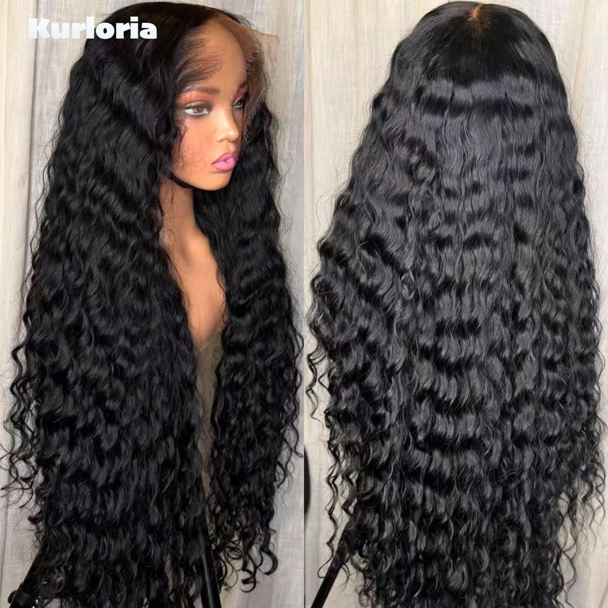 500 Dichte, tiefe Wellen, natü – Glueless Wear And Go Human Hair Wig Bewertung und Preis