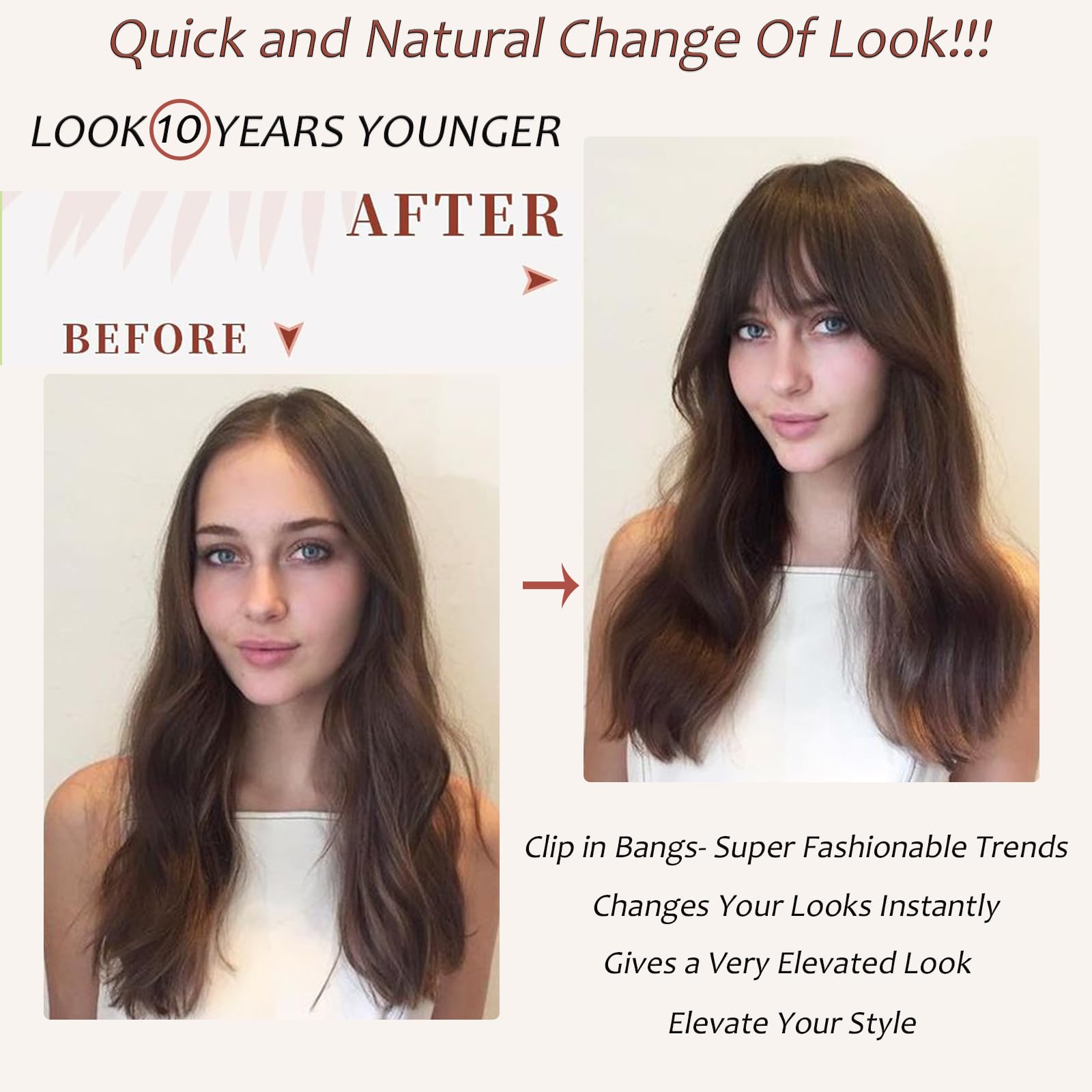 100 % Echthaar-Pony, Clip-In-V – Seamless Clip In Hair Extensions Human Hair Bewertung und Preis