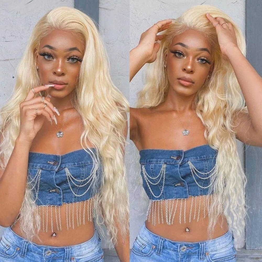 Unsichtbare Kordelzug-360-HD-S – 613 Blonde Body Wave Lace Front Wig Bewertung und Preis