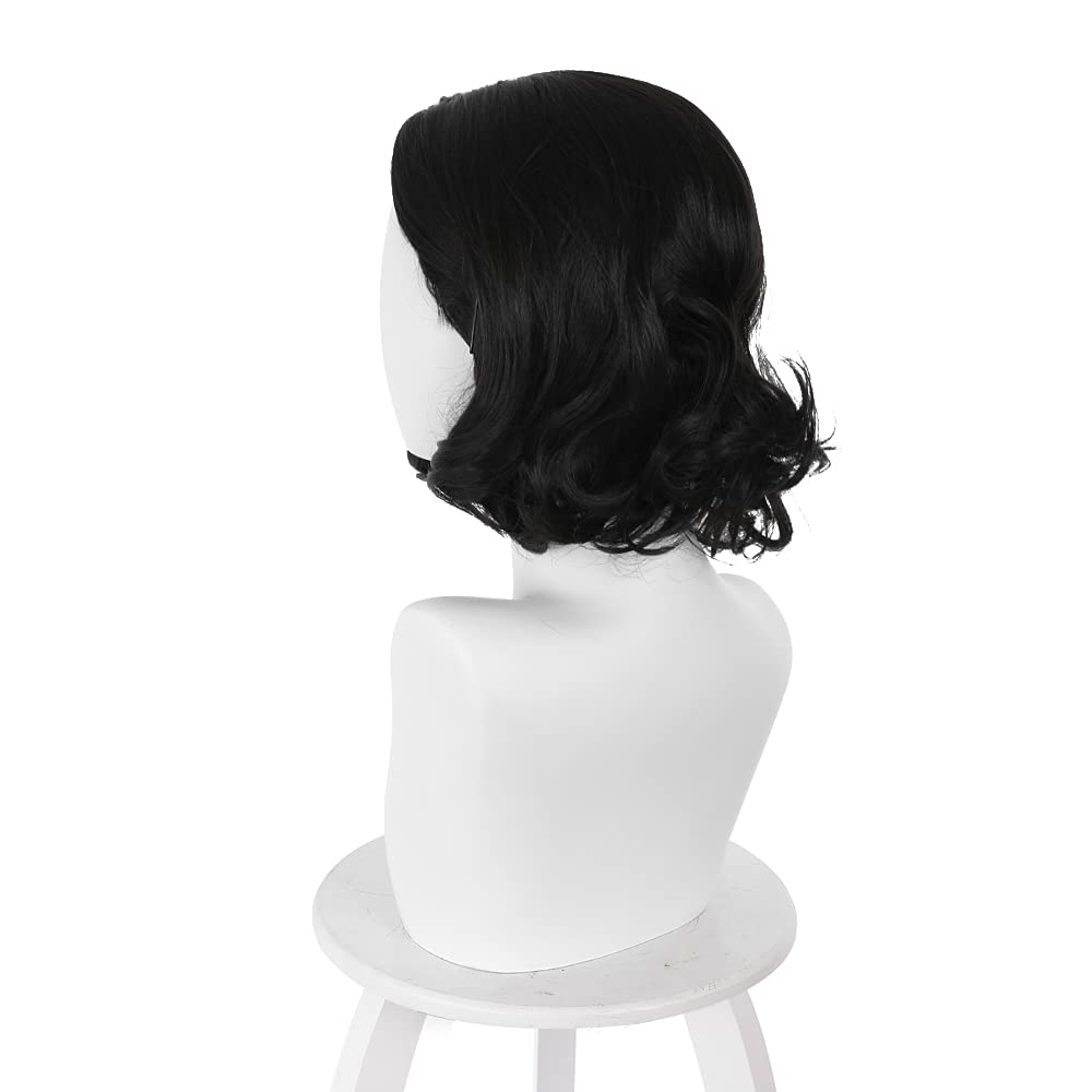 Schwarze kurze Bob-Perücke mit – Synthetic Braided Wigs For Black Women Bewertung und Preis
